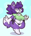 Rating: s
ID: 3760284
Date: 2022-12-19 19:27:18 -0500
Status: active
Score: 25
2022 anthro belly big_breasts bottomless breasts canid canine canis clothed clothing collar crop_top curvy_figure dessert digital_media_(artwork) doughnut female fluffy fluffy_tail food fur green_eyes hair heart_symbol holding_donut kris_(krisispiss) leo_llama looking_at_viewer mammal medium_hair one_eye_closed panties pantsless pantsless_anthro pantsless_female pastry paws piercing purple_body purple_fur purple_hair ring_piercing shirt shirt_only slightly_chubby slightly_chubby_anthro slightly_chubby_female smile solo standing tail thick_thighs topwear topwear_only underwear white_body white_fur wide_hips wink winking_at_viewer wolf post #3760284