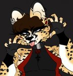 Rating: s
ID: 5623593
Date: 2025-06-06 00:38:52 -0400
Status: active
Score: 0
2024 angel_fangs_piercing anthro baalzebub_(streetmedic) big_breasts blue_eyes breasts brown_hair claw_pose claws clothed clothed_anthro clothing collar colored_nails cuff_(restraint) digital_media_(artwork) dress drooling_tongue ear_piercing fangs felid feline front_view fur grinning_at_viewer gynomorph hair hi_res icon intersex lidded_eyes looking_at_viewer mammal multicolored_body multicolored_fur nails piercing raised_arms restraints serval short_hair side_boob simple_background slightly_chubby slightly_chubby_gynomorph slightly_chubby_intersex solo streetmedic teeth tongue tongue_out toony trans_(lore) wrist_cuffs post #5623593