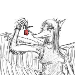 Rating: s
ID: 4761766
Date: 2024-05-04 15:09:09 -0400
Status: active
Score: 5
1:1 2024 5_fingers anthro behelit_(berserk) berserk_(series) black_and_white claws diego_lombardi elbow_feathers eyelashes fang_(gvh) feathered_wings feathers female finger_claws fingers goodbye_volcano_high hair halter_top jewelry long_hair monochrome necklace prehistoric_species pterodactylus pterosaur reptile scalie sketch snout solo wings post #4761766