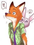 Rating: s
ID: 898417
Date: 2016-05-19 21:52:33 -0400
Status: active
Score: 4
2016 anthro canid canine clothed clothing disney duo exclamation_point female fox fur judy_hopps lagomorph leporid male mammal nick_wilde rabbit red_fox simple_background true_fox white_background yukineko zootopia 黄緑色野菜 post #898417