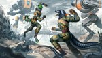 Rating: s
ID: 5659724
Date: 2025-06-22 05:26:10 -0400
Status: active
Score: 12
action_pose anthro artist_name black_body black_fur black_sclera blue_body bridge canid canine clothed clothing day destruction duo electronic_arts fangs fight fur green_eyes green_hair green_markings grey_body hair hi_res jumping machine male male_anthro mammal marie_merkh markings mecha motion_blur open_mouth outside pose reptile respawn_entertainment scalie sharp_teeth short_hair signature snake striped_markings striped_tail stripes tail tail_markings teeth text titanfall tongue tongue_out uniform yellow_eyes post #5659724