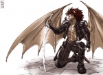 Rating: s
ID: 58650
Date: 2010-01-30 05:21:37 -0500
Status: active
Score: 1
2003 abs archived_source armor blue_eyes brown_hair claws clothed clothing cuisse eye_scar facial_scar felid fingerless_gloves fur gloves hair handwear holding_melee_weapon holding_object holding_sword holding_weapon jewelry katana kneeling lion looking_forward male mammal melee_weapon membrane_(anatomy) membranous_wings muscular muscular_male necklace on_one_knee open_clothing open_shirt open_topwear pantherine pecs poleyn rubendevela runes scabbard scar schynbalds shirt signature solo spaulder sword tan_body tan_fur topwear weapon wing_claws wings post #58650