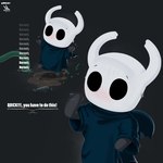 Rating: s
ID: 5606314
Date: 2025-05-29 05:57:02 -0400
Status: active
Score: 19
2022 2_horns ambiguous_gender artist_name biped black_body black_eyes blue_cloak blue_clothing bodily_fluids cloak clothing comic dialogue english_text exclamation_point eyebrows first_page grass hi_res hollow_knight horn mitiz-art plant solo standing sweat sweatdrop talking_to_another team_cherry text the_knight_(hollow_knight) vessel_(species) white_head white_text post #5606314