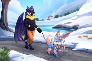 Rating: s
ID: 5706509
Date: 2025-07-13 16:27:28 -0400
Status: active
Score: 7
3:2 4_toes andromorph_(lore) angel_(bird) anthro bdsm beak bird_wyvern black_beak black_feet blep blue_body blue_eyes blue_feathers blue_fur bottomwear capcom clothed clothing duo eeveelution feathers feet female feral fur generation_6_pokemon hat headgear headwear hi_res jacket leash male male/female malfestio monster monster_hunter nintendo outside pants paws petplay pink_body pink_fur pokemon pokemon_(species) red_eyes relationship ribbons_(anatomy) roleplay snow sylveon tail toes tongue tongue_out topwear walking white_body white_fur wings yellow_body yellow_feathers yurusa post #5706509