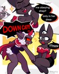 Rating: s
ID: 5595060
Date: 2025-05-24 13:59:02 -0400
Status: active
Score: 78
3_eyes angry anthro bell bell_collar black_bottomwear black_clothing black_leotard black_skirt bottomwear bovid breasts caprine cloak clothing collar cross-popping_vein crossgender crouching cult_of_the_lamb domestic_cat down_boy_(meme) duo english_text eyes_closed felid feline felis female fur giving_orders hi_res horn krinjuicy lamb_(cult_of_the_lamb) leotard mammal massive_monster_(studio) multi_eye narinder purple_body purple_skin red_cloak red_clothing red_crown_(cult_of_the_lamb) red_eyes red_shirt red_topwear sheep shirt skirt tail text topwear white_body white_fur white_wool wool_(fur) post #5595060