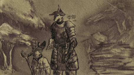 Rating: s
ID: 5701230
Date: 2025-07-11 10:00:01 -0400
Status: active
Score: 5
16:9 anthro armor better_version_at_source canid canine canis clothing detailed_background domestic_dog duo eye_contact female flower hat headgear headwear helmet hi_res kirou kirou_(kirou) lake larger_female looking_at_another looking_down_at_partner looking_up_at_partner magic_user male male/female mammal medieval_armor monochrome plant pond robe rose_(flower) sharell_(sharellmommy) size_difference smaller_male staff tree watermark widescreen wolf post #5701230