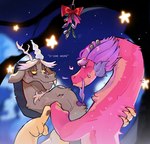 Rating: s
ID: 5272028
Date: 2024-12-28 14:43:54 -0500
Status: active
Score: 90
after_kiss anthro bedroom_eyes blush bodily_fluids chimera christmas crossover detailed_background discord_(mlp) draconequus dragon duo eastern_dragon european_mythology friendship_is_magic fur hair hasbro hi_res holding_each_other holidays horn isisgio long_(wish_dragon) looking_pleasured male male/male mistletoe my_little_pony mythological_creature mythological_scalie mythology narrowed_eyes pink_body pink_fur plant saliva saliva_on_tongue saliva_string scalie seductive smile sweat text western_dragon wish_dragon post #5272028