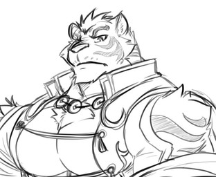 Rating: s
ID: 5670903
Date: 2025-06-27 11:49:39 -0400
Status: pending
Score: 3
anthro collar felid jewelry lin_hu looking_at_viewer male mammal monochrome necklace nekojishi pantherine serious_face solo stripes studio_klondike tiger yongdasom post #5670903