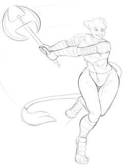 anthro armor axe clothed clothing dewclawpaw feline female fur lion mammal melee_weapon monochrome solo standing teeth weapon wide_hips
Rating: Safe
Score: 0
User: Cat-in-Flight
Date: April 23, 2018 anthro armor axe clothed clothing dewclawpaw feline female fur lion mammal melee_weapon monochrome solo standing teeth weapon wide_hips
Rating: Safe
Score: 0
User: Cat-in-Flight
Date: April 23, 2018