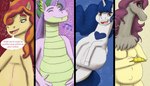 Rating: s
ID: 5578700
Date: 2025-05-17 12:05:54 -0400
Status: active
Score: 1
4_fingers absurd_res accessory anthro belly big_belly blue_background blue_eyebrows blue_markings blue_tail border breasts brown_eyes brown_mane cheek_tuft cherry_top chest_tuft chimera claws closed_smile cutie_mark dialogue digital_drawing_(artwork) digital_media_(artwork) dipstick_ears draconequus dracony dragon ear_markings earth_pony elegrace_flux english_description equid equine eyebrows eyelashes facial_tuft fan_character fangs featureless_breasts female female_anthro female_feral feral finger_claws fingers fur futurehooves green_body green_ear_tips green_eyes green_hair green_scales group hair hair_accessory hair_tie hands_on_own_belly hasbro heart_(marking) hi_res hooves horn horse hybrid light lighting long_hair long_mane long_neck looking_at_viewer mammal mane mane_over_eye markings mayternity mayternity_2025 medium_breasts mouth_closed multicolored_body multicolored_ears multicolored_fur multicolored_hair multicolored_mane musical_note musical_symbol my_little_pony mythological_creature mythological_equine mythological_scalie mythology navel open_mouth open_smile orange_mane outie_navel pink_hair_tie pink_tongue pony pregnant pregnant_anthro pregnant_female pregnant_feral princess princess_radiant_eclipse pupils purple_background purple_body purple_eyebrows purple_fur purple_hair purple_horn red_background red_eyebrows red_mane royalty scales scalie shaded shy simple_background skywater slit_pupils smile smiling_at_viewer speech_bubble spiral_twinkle symbol tail teeth tongue tuft two_tone_body two_tone_fur two_tone_hair two_tone_mane unguligrade unicorn_horn wavy_hair wavy_mane white_body white_claws white_fur white_hooves white_horn winged_unicorn wings yellow_background yellow_breasts post #5578700