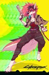 Rating: s
ID: 3806301
Date: 2023-01-11 20:13:34 -0500
Status: active
Score: 173
2022 4_toes 5_fingers absurd_res anthro arm_blade barefoot black_pawpads blade blue_eyes bottomwear canid canine cd_projekt_red claws clothing cybernetic_arm cybernetic_limb cybernetics cyberpunk cyberpunk_2077 cyborg digital_media_(artwork) digitigrade emblem english_text feet female finger_claws fingers fox fur gun hi_res jacket machine mammal mantis_blades melee_weapon multicolored_body multicolored_fur pants pawpads paws potatokamaos ranged_weapon sandevistan solo streetwear synthetic_muscles techwear text toe_claws toes topwear v_(cyberpunk_2077) weapon wrist_blade post #3806301