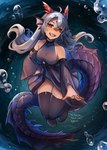 Rating: s
ID: 4661758
Date: 2024-03-16 15:54:22 -0400
Status: active
Score: 50
2024 absolute_territory animal_humanoid aquatic_dragon aquatic_dragon_humanoid armwear artist_name bare_shoulders breasts bubble clothing collarbone commissioner_name cute_fangs detached_sleeves dragon dragon_humanoid dress ear_fins fangs feet female fin flowing_hair glistening_thighs grey_hair hair hi_res hogara horn horned_humanoid humanoid legs_together legwear leotard long_hair long_tail looking_at_viewer marine marine_humanoid mythological_creature mythological_scalie mythology open_mouth purple_body purple_scales reaching_towards_viewer red_eyes red_horn ridged_tail scales scalie short_dress signature solo swimming tail tail_fin tailed_humanoid tan_body tan_skin teeth text thick_tail thigh_highs toes tongue underwater water post #4661758