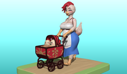 Rating: s
ID: 3426330
Date: 2022-07-03 17:40:18 -0400
Status: active
Score: 10
3d_(artwork) anthro avian beak bird breasts carriage chicken cleavage clothed clothing digital_media_(artwork) dress eyes_closed eyewear female fizzymola galliform gallus_(genus) glasses mother_(lore) mother_and_child_(lore) parent_(lore) parent_and_child_(lore) phasianid smile smiley_face solo wide_hips post #3426330
