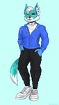 Rating: s
ID: 3038747
Date: 2021-11-22 16:55:50 -0500
Status: active
Score: 1
anthro clothed clothing falyx felid feline footwear hi_res looking_at_viewer lynx male mammal masculinity muscular muscular_anthro muscular_male my_furry_art shoes smile sneakers solo zipper post #3038747