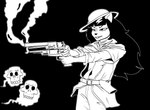 Rating: s
ID: 5102553
Date: 2024-10-08 16:53:51 -0400
Status: active
Score: 20
2024 akimbo anthro black_and_white callmewritefag clothed clothing costume digital_drawing_(artwork) digital_media_(artwork) domestic_cat dual_wielding felid feline felis female fur gun hair handgun hat headgear headwear hi_res holding_gun holding_object holding_ranged_weapon holding_weapon inazuma_(usagi_yojimbo) long_hair mammal monochrome pistol precussion_revolver ranged_weapon revolver simple_background solo the_outlaw_josey_wales usagi_yojimbo weapon post #5102553