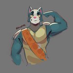 Rating: s
ID: 4721673
Date: 2024-04-15 01:49:42 -0400
Status: active
Score: 28
1:1 2020 anthro anthrofied arms_bent artist_name avocato black_eyebrows blue_body blue_fur blush blush_lines clothed clothing domestic_cat eyebrows felid feline felis final_space flexing fur gesture half-length_portrait hand_gesture hi_res looking_at_viewer male mammal multicolored_body multicolored_fur muscular muscular_male pointing pointing_at_self portrait signature smile snaftfc solo text topless topless_anthro topless_male tuft two_tone_body two_tone_fur whiskers white_body white_fur white_whiskers yellow_eyes post #4721673