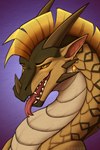 Rating: s
ID: 5624011
Date: 2025-06-06 07:38:09 -0400
Status: pending
Score: 7
2:3 aroused brown_body brown_hair cornus dragon feral forever_artist forked_tongue hair half-closed_eyes herringbone hi_res horn male male/male mane mythological_creature mythological_scalie mythology narrowed_eyes open_mouth orange_eyes orange_hair punk_hair sandwing_(wof) scales scalie solo teeth tongue wings_of_fire post #5624011