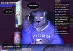 Rating: s
ID: 2429661
Date: 2020-09-30 19:32:15 -0400
Status: active
Score: 42
anteater anthro barefoot beastars beverage beverage_can black_body black_fur blue_clothing blue_hoodie blue_topwear camera_view chair chat chat_box clothed clothing computer_keyboard computer_mouse controller cord dialogue drawer duo earbuds electronics english_text feet felid fur furniture game_console game_controller gaming grey_body grey_fur headphones hi_res holding_controller holding_game_controller holding_object hoodie keyboard kibi_(beastars) leaning livestream male mammal melanistic monotone_earbuds monotone_headphones mouse_pad nintendo nintendo_console nintendo_controller pantherine pilosan playing_video_game retro_console retro_controller sitting speech_bubble super_famicom super_nintendo table tamandua tao_(beastars) text that1greenbro topless topless_male topwear towel towel_around_neck towel_only twitch.tv white_earbuds white_headphones wired_controller wired_headphones wired_mouse xenarthran post #2429661