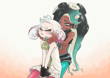 2017 bare_shoulders beauty_mark blush cephalopod clothing crown dark_skin dress duo eyes_closed female fingerless_gloves gloves green_eyes hair headphones humanoid inkling jacket legwear long_hair marina_(splatoon) marine mask navel nintendo not_furry octoling octopus pearl_(splatoon) short_hair smile splatoon squid tentacle_hair tentacles video_games ちよまる
Rating: Safe
Score: 7
User: Cane751
Date: July 22, 2017 2017 bare_shoulders beauty_mark blush cephalopod clothing crown dark_skin dress duo eyes_closed female fingerless_gloves gloves green_eyes hair headphones humanoid inkling jacket legwear long_hair marina_(splatoon) marine mask navel nintendo not_furry octoling octopus pearl_(splatoon) short_hair smile splatoon squid tentacle_hair tentacles video_games ちよまる
Rating: Safe
Score: 7
User: Cane751
Date: July 22, 2017