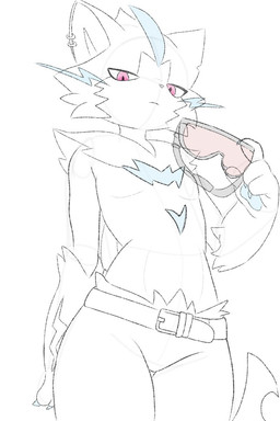 Rating: s
ID: 5692076
Date: 2025-07-07 10:51:44 -0400
Status: active
Score: 15
2:3 ambiguous_gender anthro belt blue_highlights bottomwear claws clothing digital_drawing_(artwork) digital_media_(artwork) ear_piercing eyewear featureless_chest featureless_crotch felid feline female flat_chested fur generation_7_pokemon goggles hi_res highlights_(coloring) legendary_pokemon lightning_whiskers line_art looking_at_viewer looking_down mammal nintendo paws piercing pokemon pokemon_(species) pokemorph red_eyes shay_the_one simple_background small_waist solo stare tail white_background zeraora zero_(shay_the_one) post #5692076