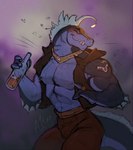 Rating: s
ID: 5581767
Date: 2025-05-18 16:19:04 -0400
Status: active
Score: 12
a1tar abs alcohol anglerfish anthro belt beverage biceps bioluminescence blue_body blush bottle bottomwear brown_bottomwear brown_clothing brown_pants brown_topwear brown_vest clothed clothing container dancing digital_media_(artwork) dorsal_frill drinking drunk elbow_fin eyes_closed fangs fish frill_(anatomy) gills glowing happy head_crest head_frill heart_symbol holding_bottle holding_container holding_object kerchief liquid lure_(anatomy) male marine membrane_(anatomy) membranous_frill motion_lines mouth_closed muscular muscular_anthro muscular_male navel neckerchief neckwear nipple_piercing nipples pants partially_clothed piercing sketch smile solo standing substance_intoxication tail tattoo teeth topwear underbite vest post #5581767