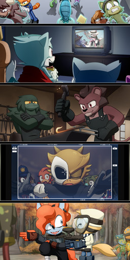 Rating: s
ID: 5707160
Date: 2025-07-13 21:44:31 -0400
Status: active
Score: 8
5_fingers anthro anvil apron arthropod atelid avian bird black_body black_feathers black_hair blacksmith blacksmith_hammer blonde_hair blue_body blue_fur bottomwear bovid bovine brown_body brown_fur camera_view candy canid canine canis cattle cephalopod chocolate chocolate_bar claire_voyance clothing coat coleoid corvid corvus_(genus) dessert domestic_cat domestic_dog electronics eyes_closed eyewear feathers felid feline felis female fingers floating food footwear fur gloves green_body green_fur green_hair group gun gun_spinning hair hand_holding handgun handwear haplorhine hat headgear headwear hi_res horn howler_monkey humanoid_hands idw_publishing insect jacket joeadok kneeling leopardus lion male mammal mantis marine mask mimic_the_octopus mollusk monkey monocle multiple_scenes necktie new_world_monkey ocelot octopodiform octopus open_mouth open_smile orange_body orange_fur orange_hair oscine paintball_gun pantherine pants passerine primate procyonid raccoon ranged_weapon raven recording revolver scarf sega shoes skirt slinger_the_ocelot smile smithy_the_lion sonic_the_hedgehog_(comics) sonic_the_hedgehog_(idw) sonic_the_hedgehog_(series) standing story story_in_description suit tail tan_body tan_fur telekinesis television topwear trenchcoat walking watching_television weapon whisper_the_wolf wolf post #5707160