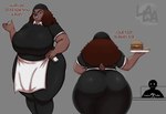 Rating: s
ID: 3673876
Date: 2022-11-06 04:18:48 -0500
Status: active
Score: 129
ambiguous_gender anthro apron beware_the_shadowcatcher big_breasts big_butt black_bottomwear black_clothing black_hat black_headwear black_topwear blue_eyes blue_lipstick bottomwear breasts brown_body brown_fur brown_hair burger butt canid canine canis clothed clothing dark_bottomwear dark_clothing dark_headgear dark_topwear dialogue domestic_dog duo english_text eyelashes female food fries front_view fur grey_background hair hand_on_hip hat headgear headwear holding_object holding_pen huge_breasts huge_butt lalawolf lipstick makeup mammal multiple_poses one_eye_closed pen plate pose rear_view sam_(bts) shirt simple_background talking_to_another text thick_thighs topwear white_clothing white_shirt white_topwear wide_hips zed_technician_games post #3673876