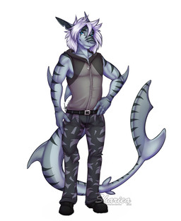 2018 anthro blue_eyes clothed clothing digital_media_(artwork) fin fish fur grey_fur hair male marine shariea shark smile solo white_hair
Rating: Safe
Score: 4
User: Millcore
Date: June 20, 2018 2018 anthro blue_eyes clothed clothing digital_media_(artwork) fin fish fur grey_fur hair male marine shariea shark smile solo white_hair
Rating: Safe
Score: 4
User: Millcore
Date: June 20, 2018
