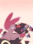Rating: s
ID: 4557722
Date: 2024-01-26 02:30:27 -0500
Status: active
Score: 167
2021 3:4 absurd_res ambiguous/ambiguous ambiguous_gender arm_grab black_body black_ear_tips black_ears black_fur black_tail black_tail_tip blue_eyes blue_sclera blush bow_(feature) canid colored digital_media_(artwork) dipstick_ears dipstick_tail duo ear_grab ear_markings ears_back eeveelution eye_contact facial_markings feral feral_on_feral forehead_markings fur generation_2_pokemon generation_6_pokemon gloves_(marking) glowing glowing_body glowing_fur glowing_markings head_markings hi_res hug kemono kiss_on_lips kissing leg_markings looking_at_another looking_at_partner mammal markings monotone_tail multicolored_body multicolored_ears multicolored_fur multicolored_tail neck_bow nintendo no_sclera pink_blush pink_body pink_ears pink_fur pink_tail pivoted_ears pokemon pokemon_(species) pupils quadruped rael red_eyes restrained ribbon_coil ribbons ring_(marking) shaded side_view simple_background simple_shading sylveon tail tail_markings tentacle_coil tentacles translucent translucent_body translucent_tentacles two_tone_body two_tone_ears two_tone_fur two_tone_tail umbreon white_body white_eyes white_fur yellow_body yellow_ears yellow_fur yellow_markings yellow_tail post #4557722