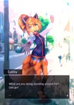 Rating: s
ID: 2921410
Date: 2021-09-10 19:07:11 -0400
Status: active
Score: 7
absurd_res angrycaboose anthro cabby_(angrycaboose) canid canine clothing digital_media_(artwork) english_text female first_person_view fox gameplay_mechanics header header_box hi_res looking_at_viewer mammal shaded solo text text_header visual_novel_interface post #2921410
