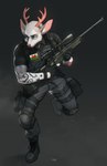 Rating: s
ID: 3020289
Date: 2021-11-11 14:41:56 -0500
Status: active
Score: 51
2021 5_fingers absurd_res anthro antlers arm_tattoo athletic awp bolt-action bolt-action_rifle bolt_action bolt_action_rifle boots bottomwear clothing deer digital_media_(artwork) facial_piercing fingerless_gloves fingers footwear fur gloves gun handwear hi_res holster horn inner_ear_fluff kill_count knee_pads male mammal nose_piercing nose_ring pants pgm300 piercing pink_nose plantigrade raised_leg ranged_weapon rifle rifle_scope ring_piercing scope shaded shoes sniper_rifle sniper_scope solo tally_marks tattoo thigh_holster thigh_pouch trigger_discipline tuft uniform weapon welsh welsh_dragon welsh_flag western_tally_marks post #3020289