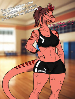 Rating: s
ID: 4528385
Date: 2024-01-11 13:10:19 -0500
Status: active
Score: 23
2024 anthro bottomwear bra breasts brown_hair cavemanon_studios claws clothing crop_top dialogue digital_drawing_(artwork) digital_media_(artwork) dinosaur dizzy_weas dromaeosaurid elbow_feathers exercise eyelashes feathered_dinosaur feathered_scalie feathers female finger_claws footwear hair hand_on_hip hand_on_own_hip hi_res i_wani_hug_that_gator inside long_tail looking_at_viewer midriff navel open_mouth open_smile photo_background photography_(artwork) ponytail prehistoric_species puma_(company) red_body red_eyes red_scales reptile scales scalie shirt shoes shorts smile sneakers snout solo sports_bra tail text theropod topwear underwear velociraptor victoria_(iwhtg) workout workout_clothing post #4528385