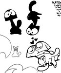 Rating: s
ID: 4948367
Date: 2024-07-28 15:01:38 -0400
Status: active
Score: 31
ambiguous_gender anthro domestic_cat eyes_closed felid feline felis floating group heart_symbol jaquin_s kissing looking_at_viewer looking_down low_res lying mammal monochrome on_back on_top plunky_(jaquin_s) raised_tail shadow_creature standing tail text wide_eyed post #4948367