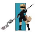 Rating: s
ID: 5650264
Date: 2025-06-18 02:48:36 -0400
Status: active
Score: 3
anthro black_clothing black_footwear black_socks blindfold blonde_hair bottomwear canid canine caninu canis clothing cyberconnect2 domestic_dog footwear fuga:_melodies_of_steel hair halberd hi_res little_tail_bronx male malt_marzipan mammal melee_weapon na-nu-na-12 polearm shorts socks solo weapon young post #5650264
