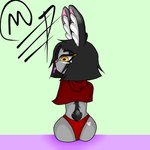Rating: s
ID: 2839131
Date: 2021-07-20 17:47:25 -0400
Status: active
Score: -2
1:1 anny_(draws_of_mya) anthro black_body black_fur black_hair butt clothed clothing draws_of_mya female fur green_background grey_body grey_fur hair lagomorph leporid mammal orange_eyes rabbit short_hair simple_background solo post #2839131