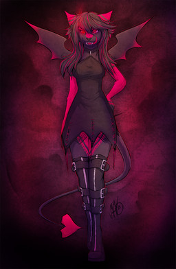 2013 anthro bat_wings black_hair black_nose breasts cat clothed clothing demon feline female hair heart_shaped_tail mammal membranous_wings multicolored_hair neotheta open_mouth purple_eyes red_eyes red_hair seductive signature simple_background smile solo teeth tongue tongue_out two_tone_hair wings
Rating: Safe
Score: 9
User: Millcore
Date: June 28, 2017 2013 anthro bat_wings black_hair black_nose breasts cat clothed clothing demon feline female hair heart_shaped_tail mammal membranous_wings multicolored_hair neotheta open_mouth purple_eyes red_eyes red_hair seductive signature simple_background smile solo teeth tongue tongue_out two_tone_hair wings
Rating: Safe
Score: 9
User: Millcore
Date: June 28, 2017
