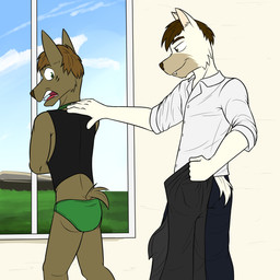 2017 canine clothing dog fangs fuze grass hi_res male mammal markings suit underwear undressing window
Rating: Safe
Score: 1
User: slyroon
Date: August 20, 2017 2017 canine clothing dog fangs fuze grass hi_res male mammal markings suit underwear undressing window
Rating: Safe
Score: 1
User: slyroon
Date: August 20, 2017
