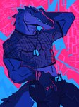 Rating: s
ID: 5645857
Date: 2025-06-16 08:33:26 -0400
Status: active
Score: 26
3:4 aetius_(character) anthro belt bottomwear clothing crocodilian dog_tags heromule hi_res male muscular muscular_anthro muscular_male pants reptile ring scalie solo tail teeth post #5645857