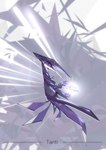 Rating: s
ID: 4653193
Date: 2024-03-12 12:40:15 -0400
Status: active
Score: 65
2022 abstract_art abstract_background absurd_res anthro clothed clothing crystal digital_media_(artwork) dipstick_tail female fur gem headgear hi_res jewelry leg_markings magic markings multi_tail necklace purple_body purple_fur ratcha robe socks_(marking) solo tail tail_markings tanti text post #4653193