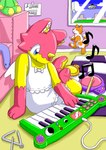 Rating: s
ID: 5640500
Date: 2025-06-13 22:04:03 -0400
Status: active
Score: 8
anthro biped cable clothing dancing domestic_cat dress felid feline felis female feral flying_saucer hi_res inner_ear_fluff inside keyboard_instrument mammal mimill3 motion_lines musical_instrument musical_note musical_symbol percussion_instrument pink_body playing_music plushie sheet_music sitting solo symbol triangle_(musical_instrument) tuft ufo unidentified_species white_clothing white_dress yellow_body yellow_inner_ear_fluff young young_anthro post #5640500