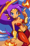Rating: s
ID: 5572097
Date: 2025-05-14 16:31:47 -0400
Status: active
Score: 13
5_fingers absurd_res blue_eyes breasts brown_body brown_skin cleavage clothed clothing ear_piercing ear_ring elemental_manipulation female fingers fire fire_manipulation genie hair hi_res humanoid humanoid_pointy_ears jcnjulian long_hair looking_at_viewer navel not_furry open_mouth open_smile piercing pointy_ears ponytail purple_hair ring_piercing shantae shantae_(series) simple_background smile solo wayforward post #5572097