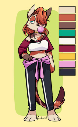 Rating: s
ID: 2040637
Date: 2019-11-01 16:32:17 -0400
Status: active
Score: 5
anthro barefoot biped bitsey_(sinamuna) blowing_bubble_gum bottomwear bra bubble bubble_gum calico_cat candy cel_shading clothing crop_top dessert domestic_cat eyeshadow feet felid feline felis female food freckles fynntasmal green_eyes gum hair hair_over_eye hand_on_hip hi_res inflating jacket jacket_around_waist jewelry makeup mammal midriff model_sheet mottled necklace one_eye_obstructed orange_hair pants piebald piercing red_hair shaded shirt short_hair solo sweatpants topwear underwear post #2040637