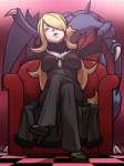 Rating: s
ID: 388437
Date: 2013-10-11 21:18:41 -0400
Status: active
Score: 34
3:4 ambiguous_gender black_sclera boots chair clothed clothing crossed_legs cynthia's_garchomp cynthia_(pokemon) duo exposure_variation female footwear front_view furniture garchomp generation_4_pokemon habatakuhituji high_heeled_boots high_heels human low-angle_view mammal nintendo pokemon pokemon_(species) pokemon_champion shoes yellow_eyes post #388437