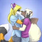 Rating: s
ID: 1791843
Date: 2019-02-14 01:53:40 -0500
Status: active
Score: 9
anthro black_body black_fur bottomwear brown_body brown_fur canid canine clothing conditional_dnp desmond_(ceeb) digital_media_(artwork) dipstick_tail duo eyes_closed fluffy fluffy_tail fox fur ink kissing male male/male mammal markings moodyferret multicolored_body multicolored_fur multicolored_tail orange_body orange_fur pants romantic romantic_couple shaded shirt tail tail_markings topwear two_tone_body two_tone_fur white_body white_fur post #1791843
