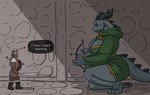 Rating: s
ID: 5560512
Date: 2025-05-09 17:27:03 -0400
Status: active
Score: 80
2_horns anthro archer bethesda_game_studios big_breasts breasts clothed clothing dragon duo female fully_clothed green_clothing grey_body grey_sclera hair hi_res horn human larger_female male male/female mammal melee_weapon meme microsoft milfnir mythological_creature mythological_scalie mythology robber scalie size_difference skyrim smaller_male sword tail talking_to_another text the_elder_scrolls vylfgor weapon post #5560512