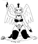 Rating: s
ID: 5180076
Date: 2024-11-13 17:33:16 -0500
Status: active
Score: 3
anthro baphomet_(deity) bikini black_and_white bovid breasts caprine clothed clothing collar deity feathered_wings feathers female fingers hi_res hooved_fingers hooves horn lana_lynne legwear mammal monochrome occult_symbol panties pentagram sheep solo swimwear symbol tegerio thigh_highs two-piece_swimsuit underwear wings post #5180076