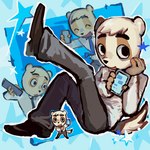 Rating: s
ID: 5077878
Date: 2024-09-27 07:33:13 -0400
Status: active
Score: 10
1:1 aggretsuko anai_(aggretsuko) anthro badger cellphone clothed clothing electronics eyes_closed hi_res japanese_badger male mammal meles multiple_poses mustelid musteline phone pose rusjerry sanrio smartphone solo post #5077878