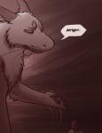 Rating: s
ID: 2000936
Date: 2019-09-22 12:18:42 -0400
Status: active
Score: 31
2019 ambiguous_gender canid canine clothed clothing comic dialogue digital_media_(artwork) duo english_text feral fur hair hi_res human jewelry larger_ambiguous larger_feral lemondeer male mammal markings monochrome monster mordecai_(lemondeer) multicolored_body multicolored_fur necklace noah_(downthehatch) quadruped red_theme side_view simple_background size_difference smaller_human smaller_male speech_bubble text three-quarter_view whiskers post #2000936