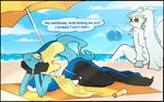 Rating: s
ID: 5545024
Date: 2025-05-02 22:46:44 -0400
Status: active
Score: 133
2025 alternate_version_at_source anthro beach beach_background beach_towel beach_umbrella big_ears bikini bikini_bottom bikini_top black_hands black_legs black_sclera blue_arms blue_body blush butt clothing cornymember curled_tail dewgong dialogue duo dyu ear_fins english_text female fin foot_in_water fusion generation_1_pokemon generation_4_pokemon generation_8_pokemon grey_hands hands_on_chin head_fin hi_res inteleon long_tail looking_at_another looking_back lopunny lying male male/female multicolored_body nintendo on_elbow on_front parasol pokemon pokemon_(species) pokemon_fusion pupils raised_tail sand sea shoreline speech_bubble swimwear tail tempting text thought_bubble towel two-piece_swimsuit water white_body white_pupils wide_eyed wrist_fin yellow_eyes post #5545024