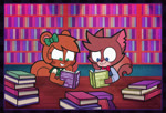Rating: s
ID: 5546632
Date: 2025-05-03 17:06:50 -0400
Status: active
Score: 57
accessory ajmarekart animated anthro april_fools'_day argyle_(pattern) argyle_clothing blue_eyes blush blush_stickers book bow_ribbon bow_tie brown_body brown_fur buckteeth bunny_(ajmarekart) clothing domestic_cat felid feline felis female fur gesture green_eyes grey_body grey_fur group hair_accessory hair_bow hair_ribbon hand_gesture holidays lagomorph leporid library male mammal mitzi_(ajmarekart) murphy_(ajmarekart) murphy_and_mitzi notched_ear orange_body orange_fur pattern_clothing pointing poster public_service_announcement rabbit reading red_eyes ribbons rodent sciurid short_playtime sitting sound sweater sweater_around_neck sweater_vest teeth thumbs_up topwear tree_squirrel trio vest webm young young_anthro young_female young_male post #5546632